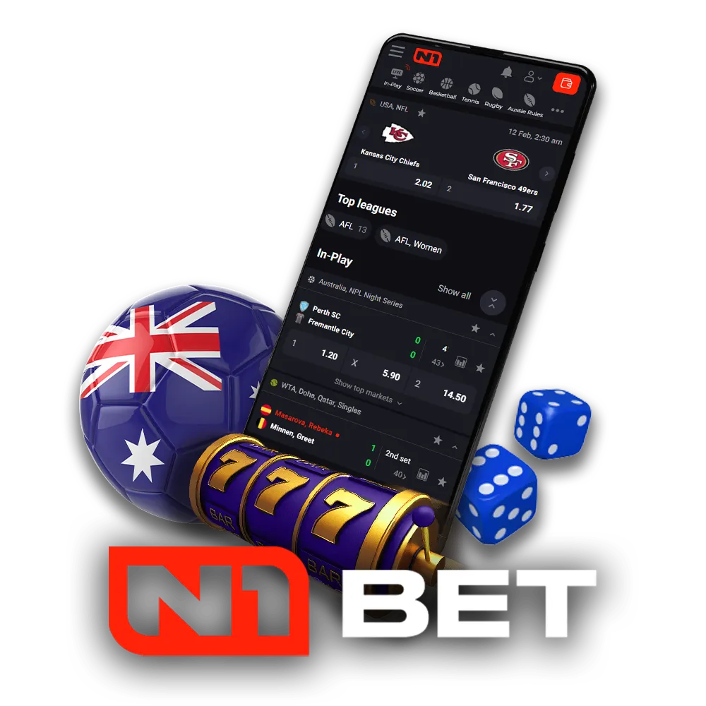 Install the N1Bet app on your phone and enjoy sports betting.
