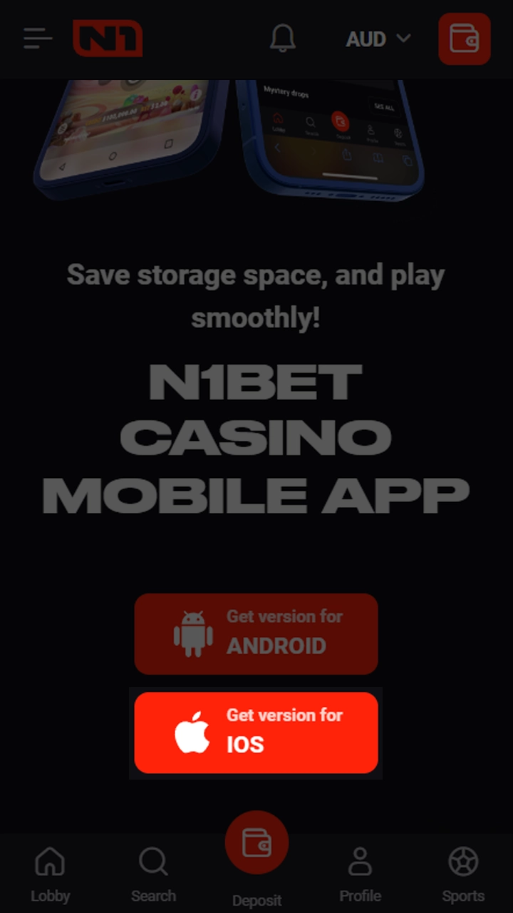 Click to download the iOS app.