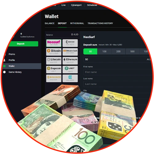 N1Bet uses only proven payment methods.