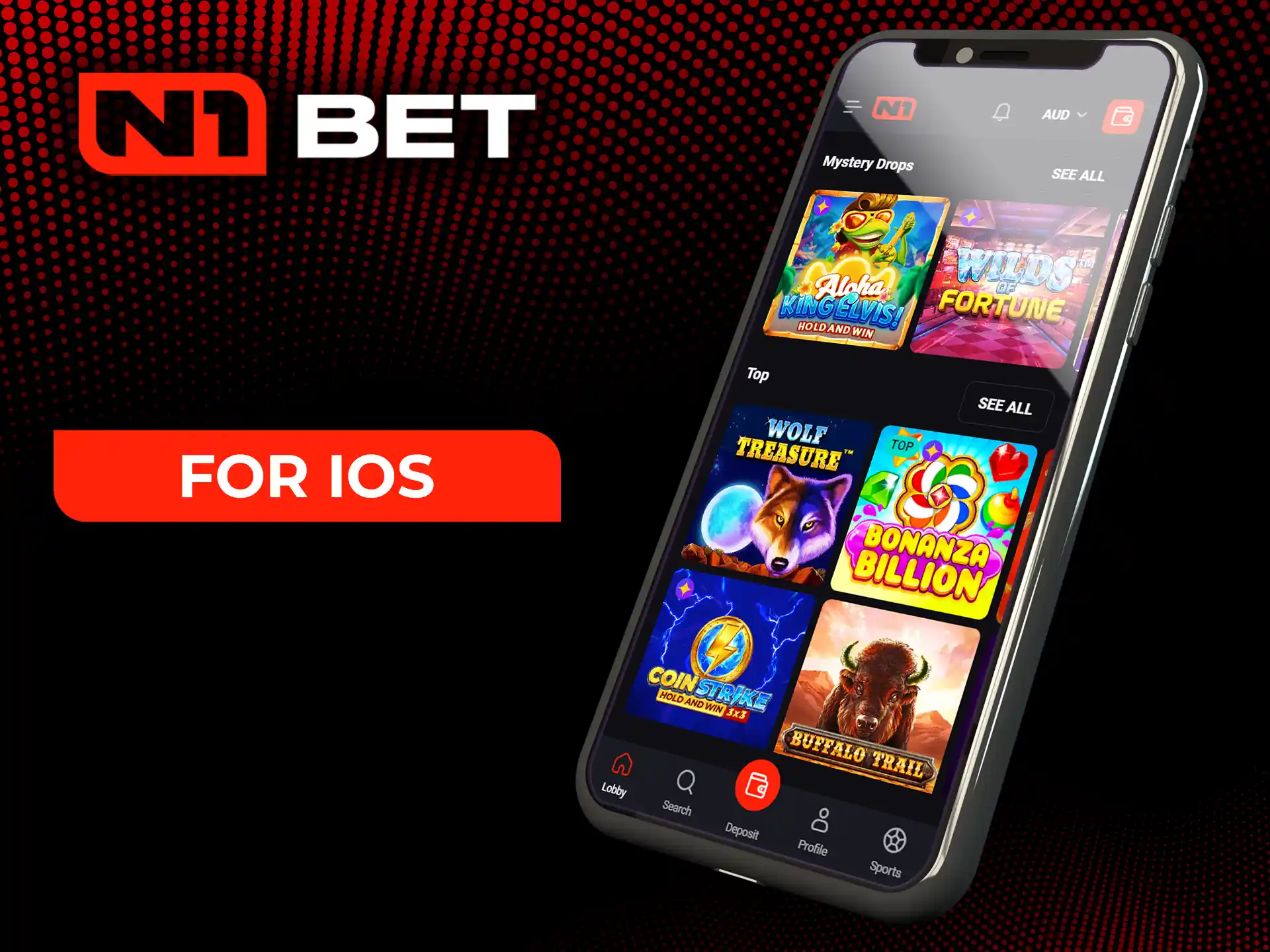 You can download the iOS app on the N1Bet website.