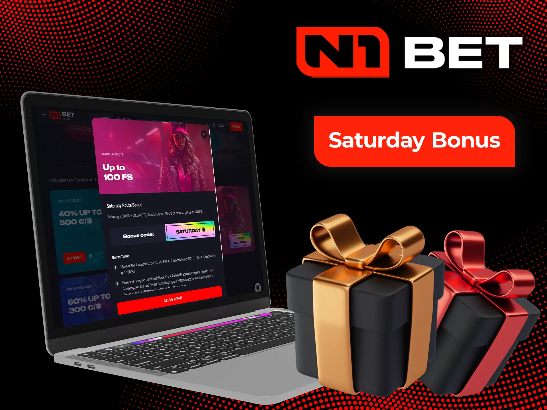 Exclusive Saturday Route Bonus at N1Bet platform.