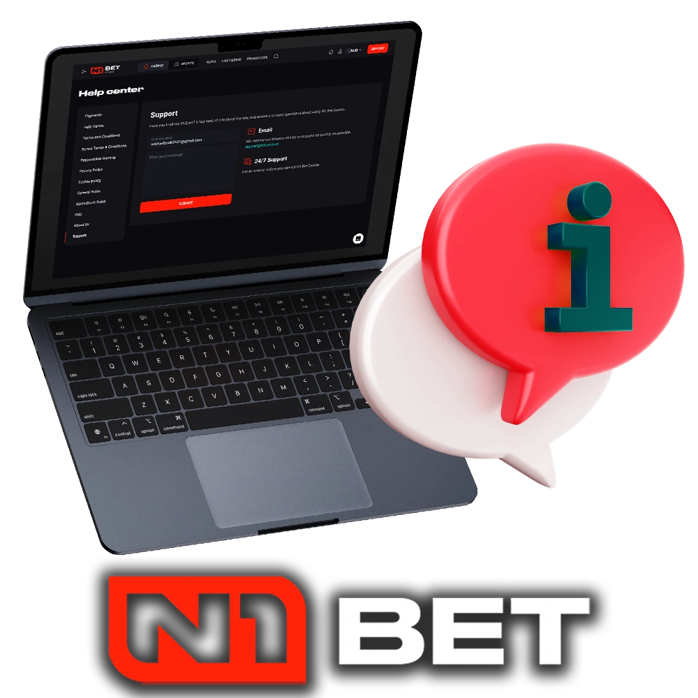 How to contact N1Bet casino in Australia.