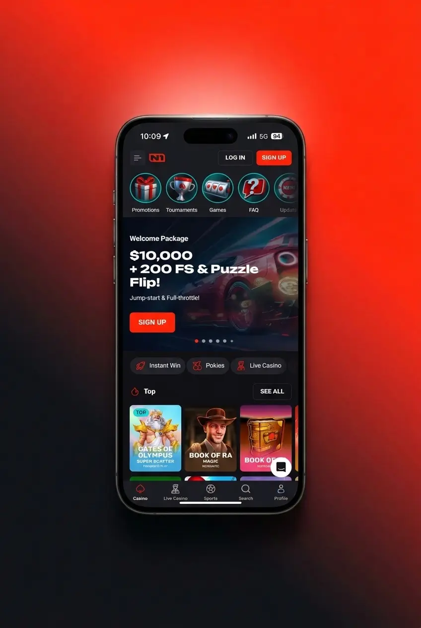 N1Bet basketball betting app on iOS and Android showing live scores, markets, and bet slip interface