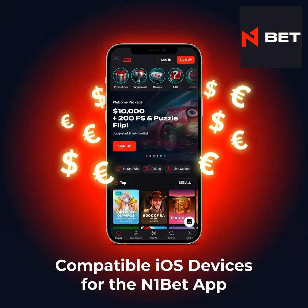 Compatible Apple iPhone and iPad models supported by the N1Bet iOS app, from iPhone X to iPhone 16 and various iPad generations
