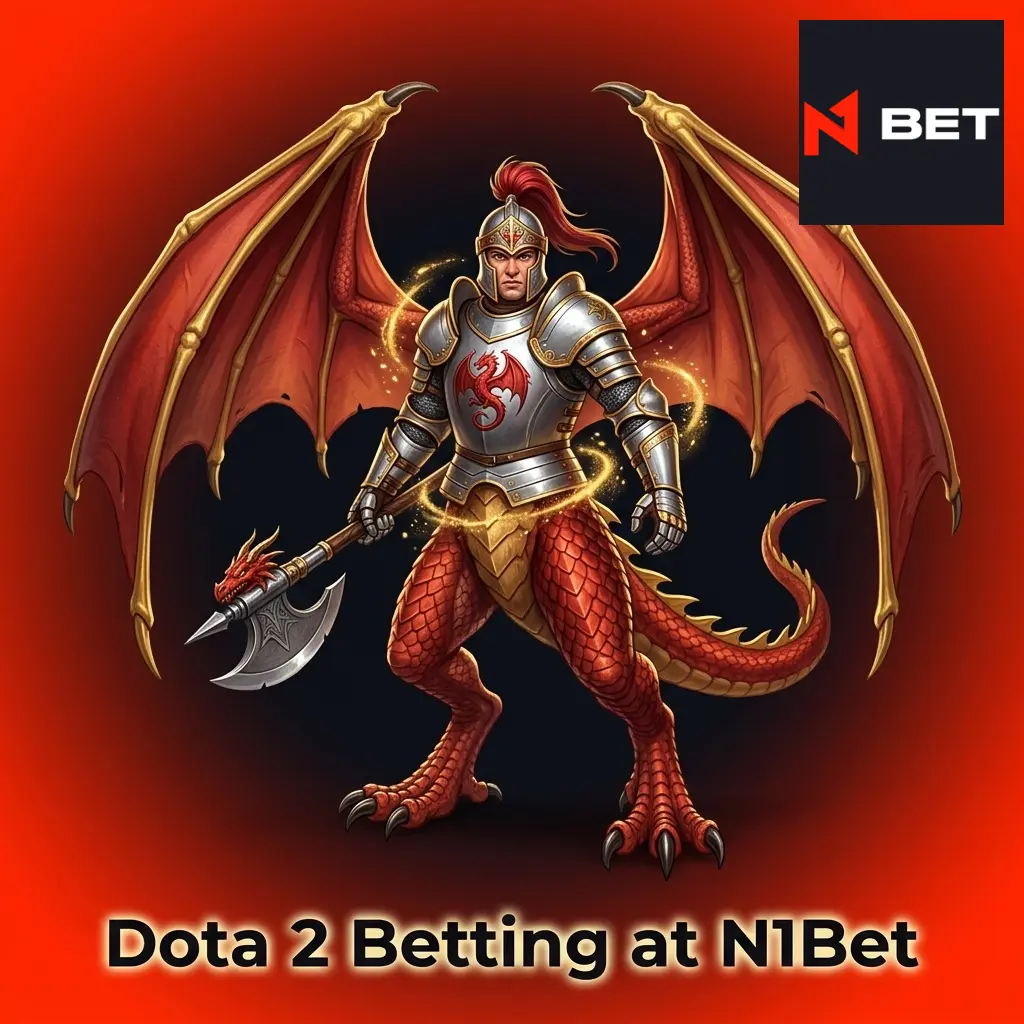 Dota 2 betting at N1Bet featuring match winner, map, kills, and live markets for TI and DPC Majors