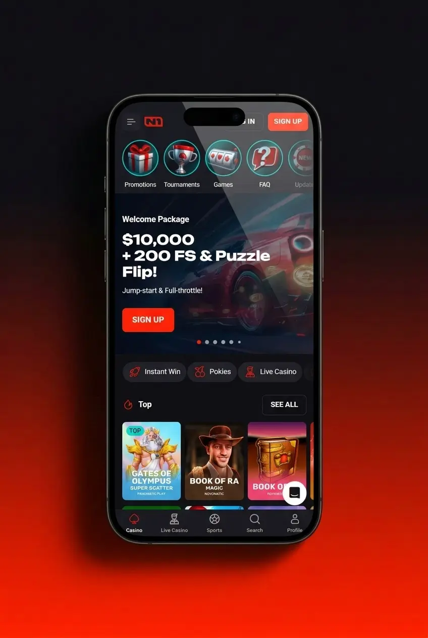 Step-by-step guide to claiming the N1Bet registration bonus including deposit match and 200 Free Spins in Australia