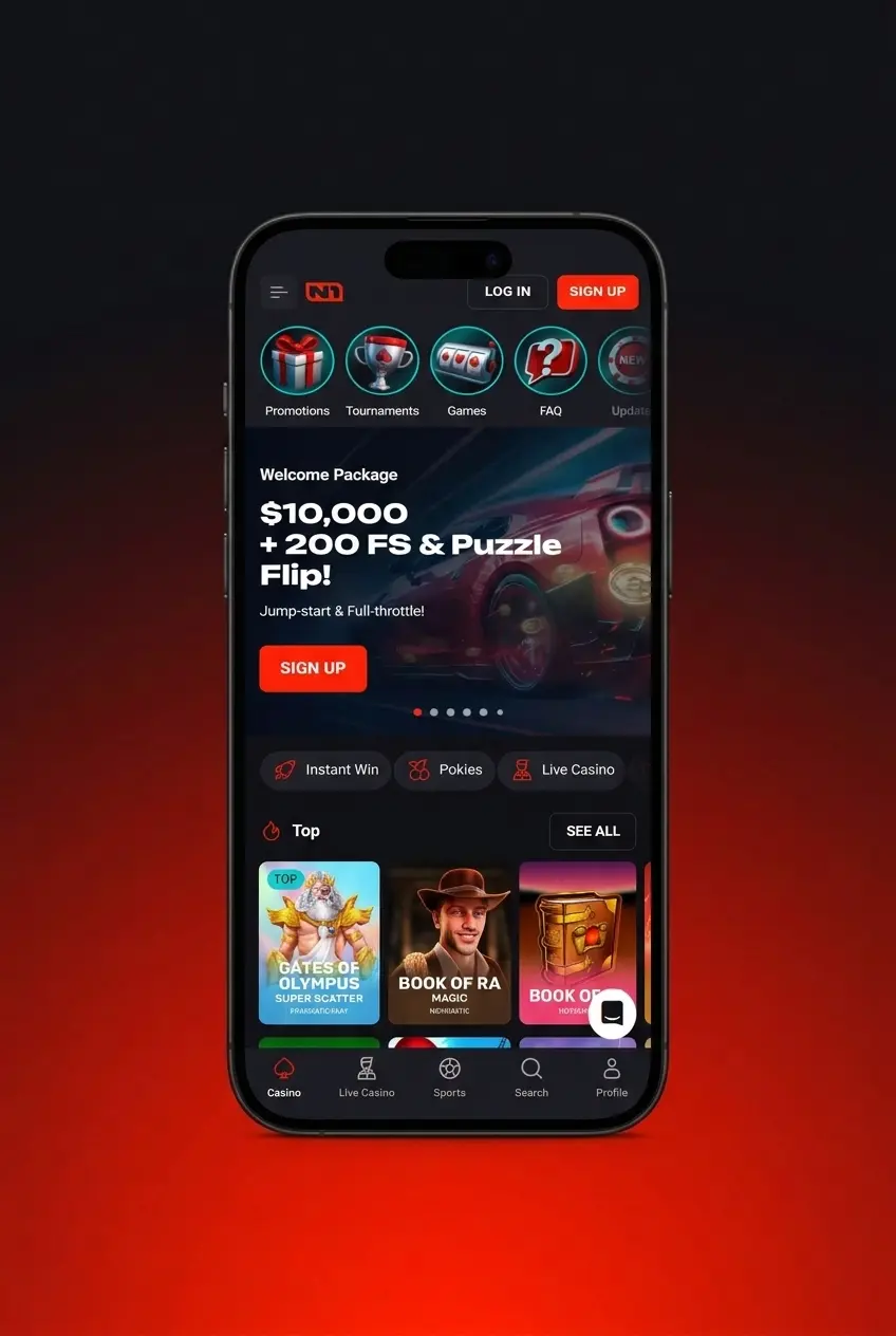 N1Bet iOS PWA installation via Safari Share menu on iPhone, showing Add to Home Screen steps for mobile betting access