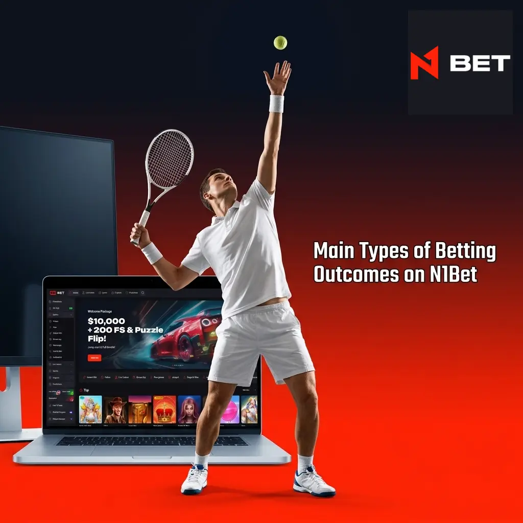 N1Bet sportsbook betting outcome types including 1X2, handicap, totals, BTTS, and correct score markets