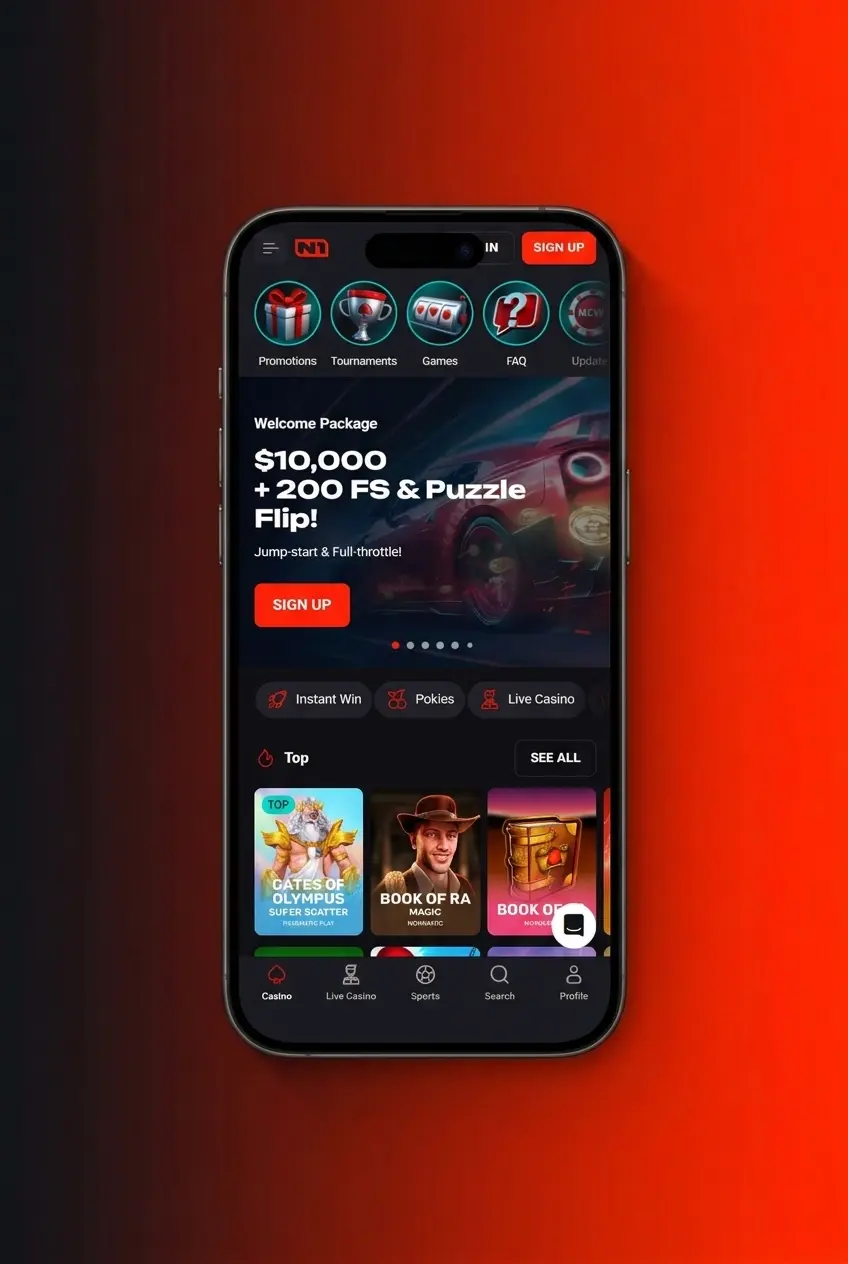 N1Bet mobile app displaying MMA betting options with live odds and fight cards on iOS and Android