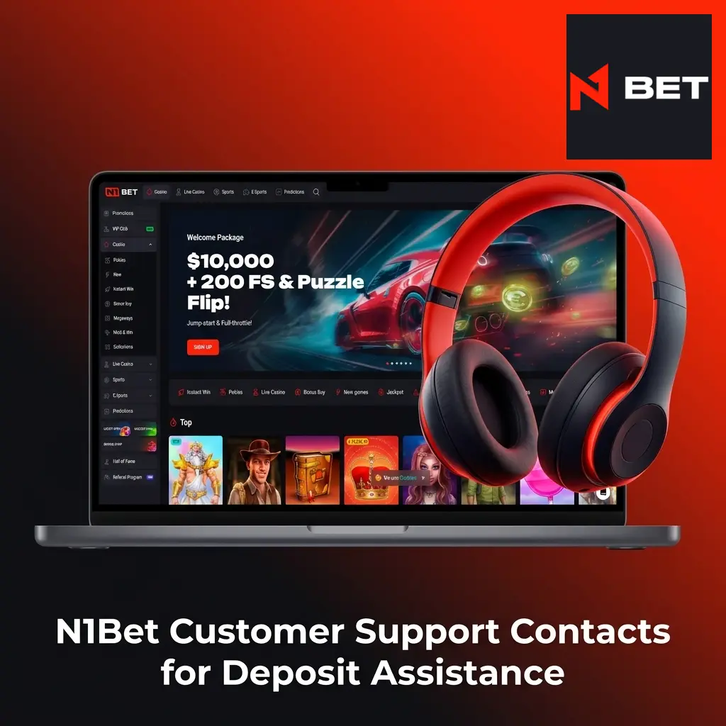 N1Bet customer support channels including live chat, email, and FAQ help centre for deposit assistance available 24/7