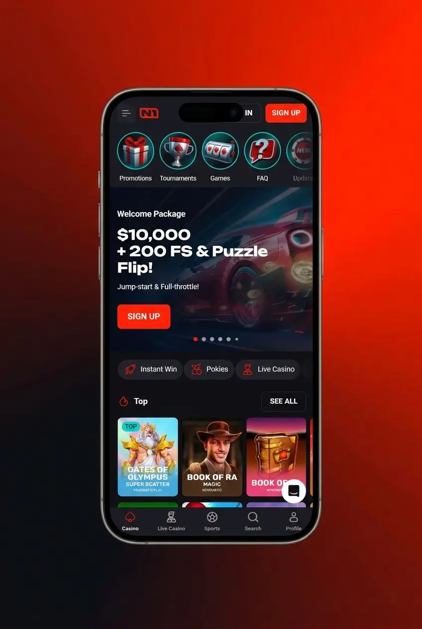 Four steps to claim N1Bet bonus in Australia: register, verify ID, enter promo code, deposit 20 AUD minimum