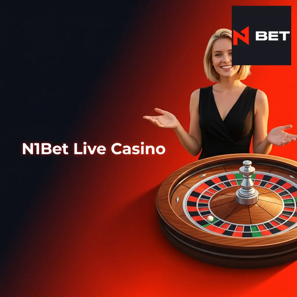 N1Bet Live Casino with professional dealers streaming HD blackjack, roulette, baccarat, and game shows for Australian players