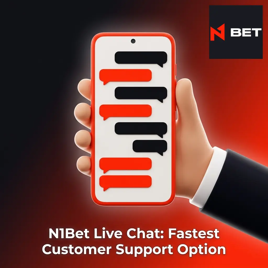N1Bet live chat support widget open on website, connecting player with agent in under 3 minutes, available 24/7