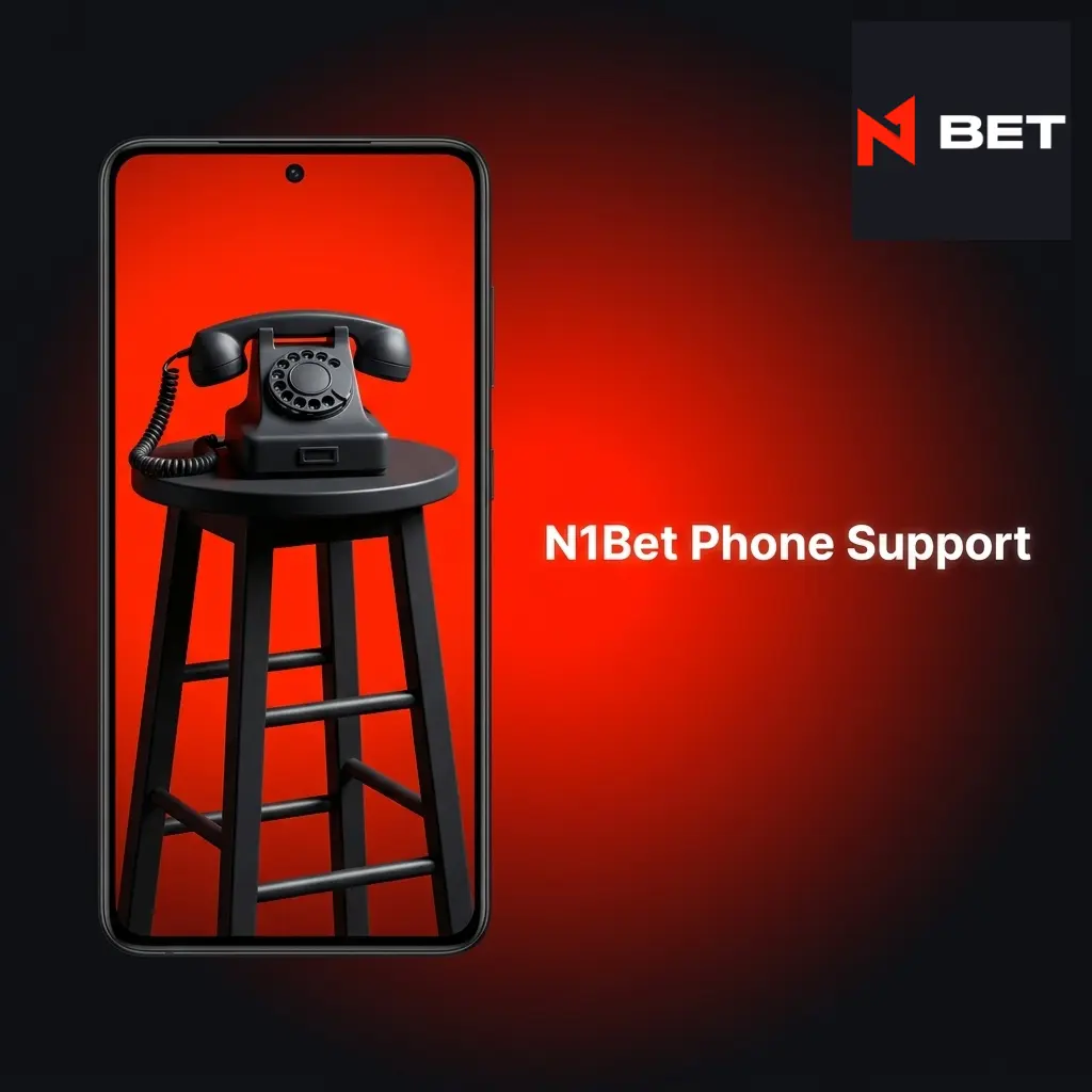 N1Bet phone support options for Australian players showing live chat and email contact channels