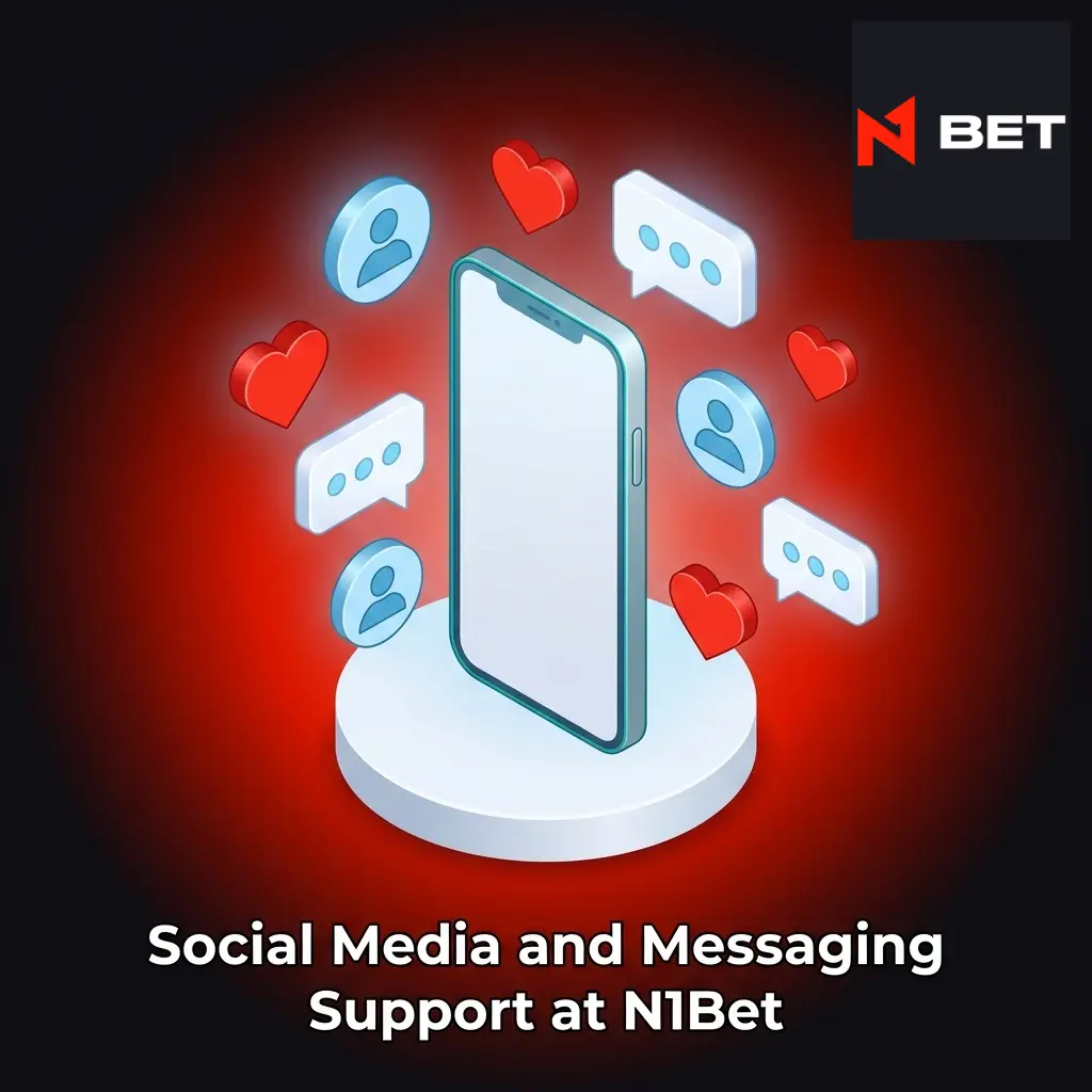N1Bet social media support channels including Telegram, Twitter X, and Instagram for player queries and announcements