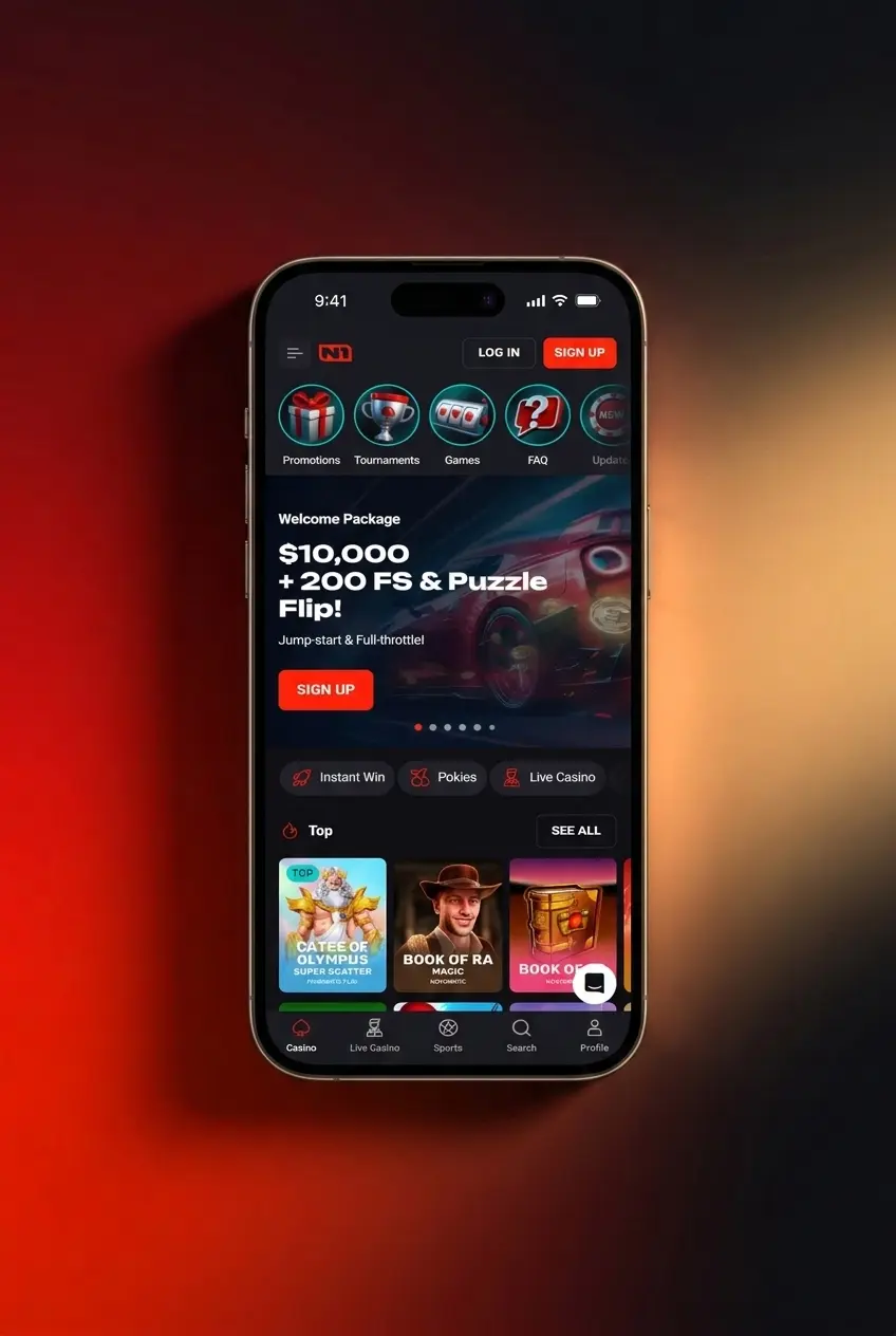 N1Bet mobile app showing tennis betting markets with live odds and in-play options on iOS and Android