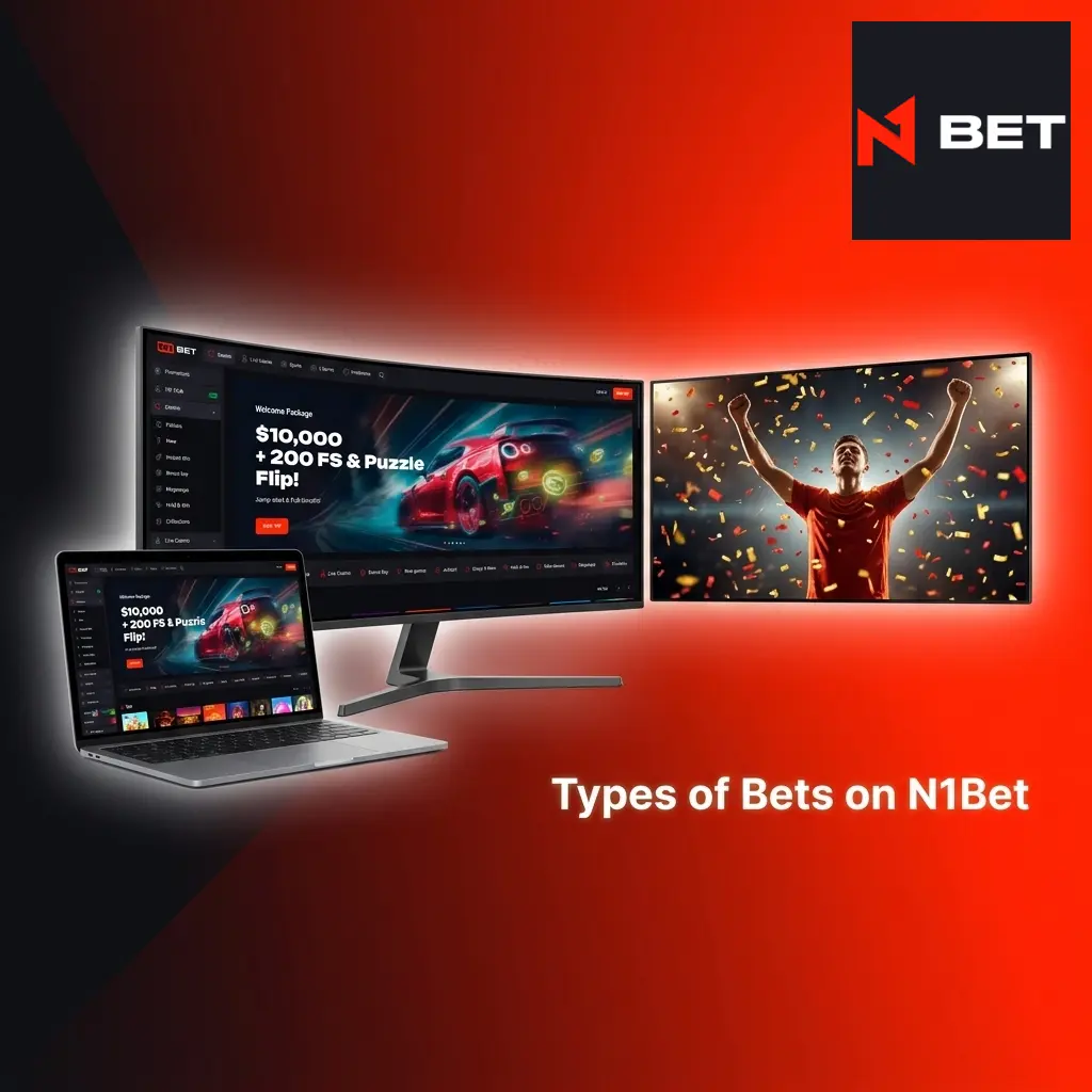 N1Bet bet types including single, express multi, and system bets for NRL, AFL, and other sports