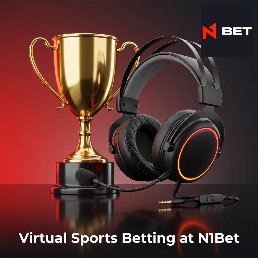 Virtual sports betting interface on N1Bet featuring football, horse racing, greyhound racing and basketball markets