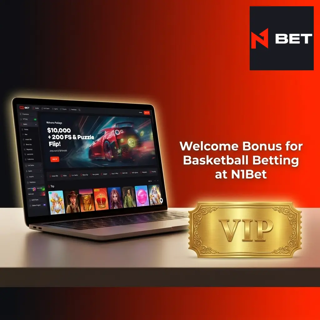 N1Bet welcome bonus for basketball betting in Australia, covering NBA and NBL markets with wagering requirements